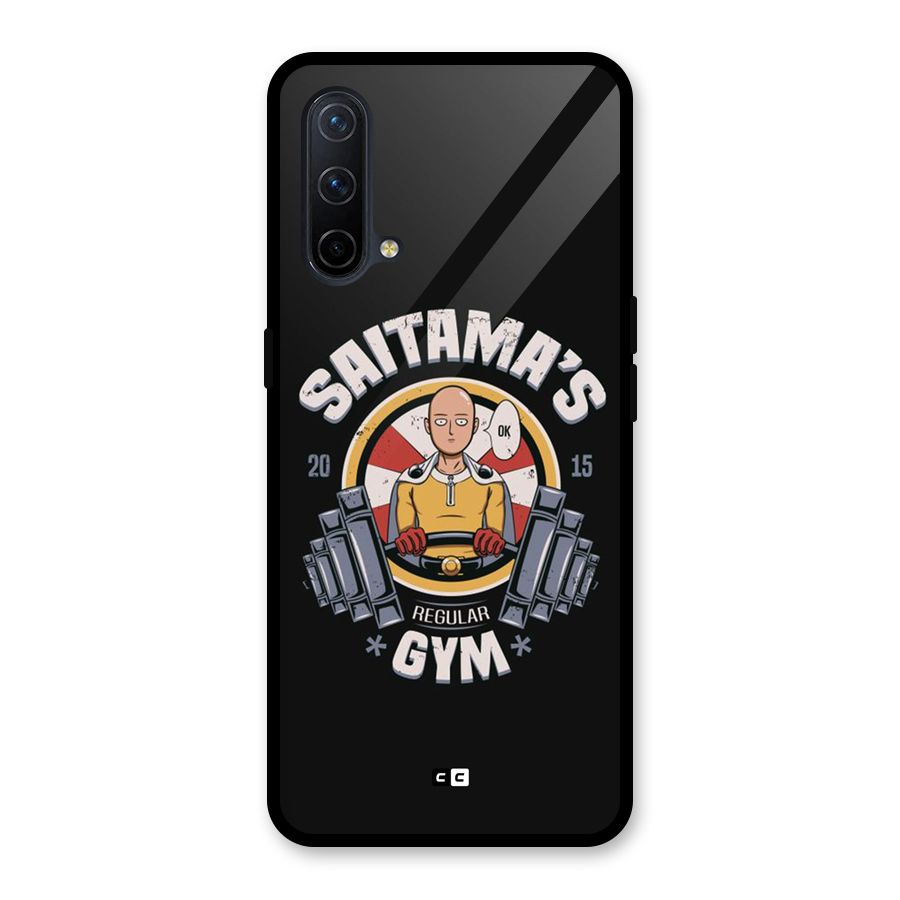 Saitama Gym Glass Back Case for OnePlus Nord CE 5G