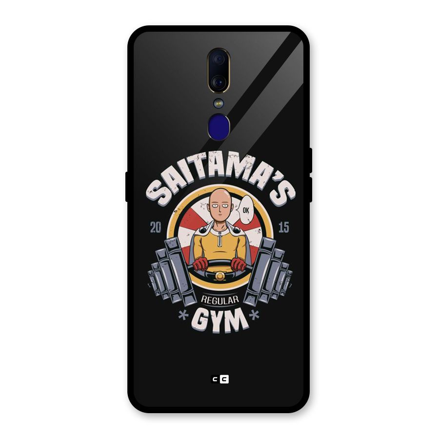 Saitama Gym Glass Back Case for Oppo F11