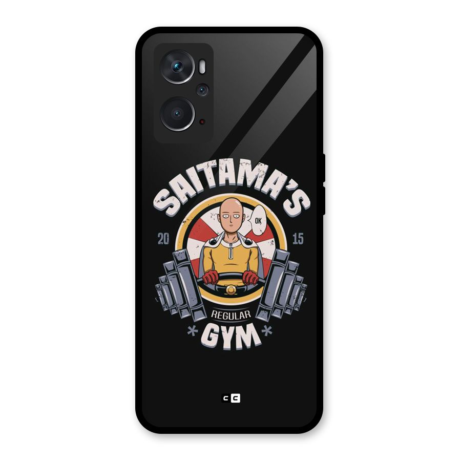 Saitama Gym Glass Back Case for Oppo K10 4G