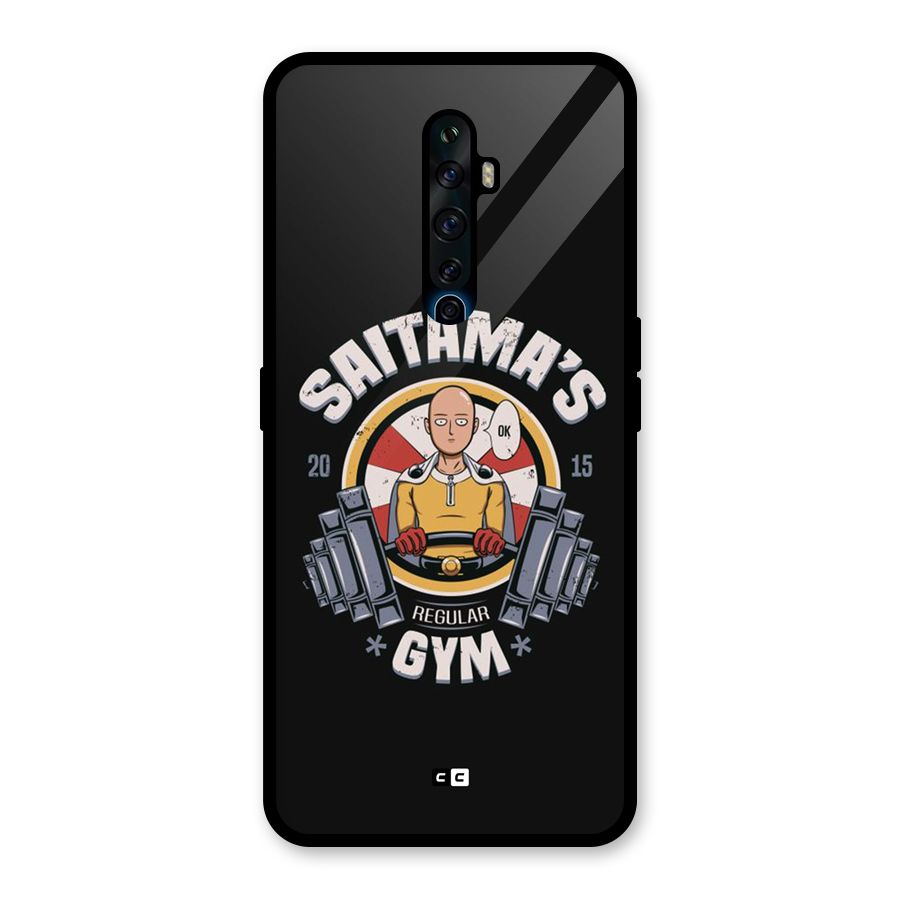 Saitama Gym Glass Back Case for Oppo Reno2 Z