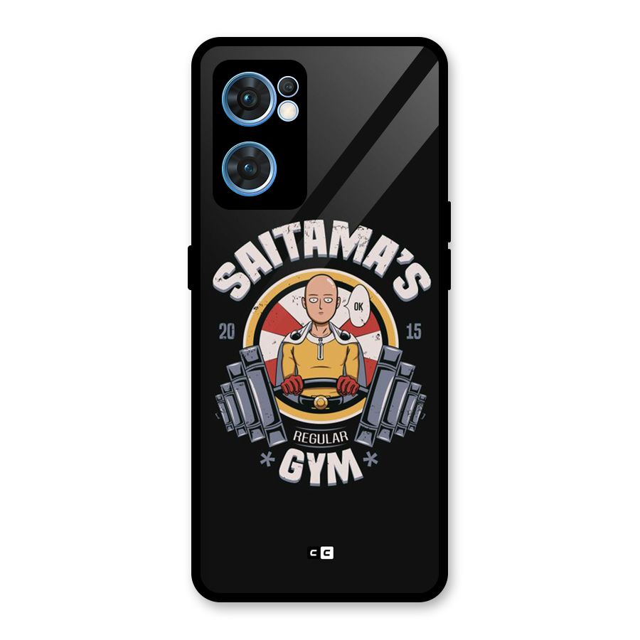 Saitama Gym Glass Back Case for Oppo Reno7 5G
