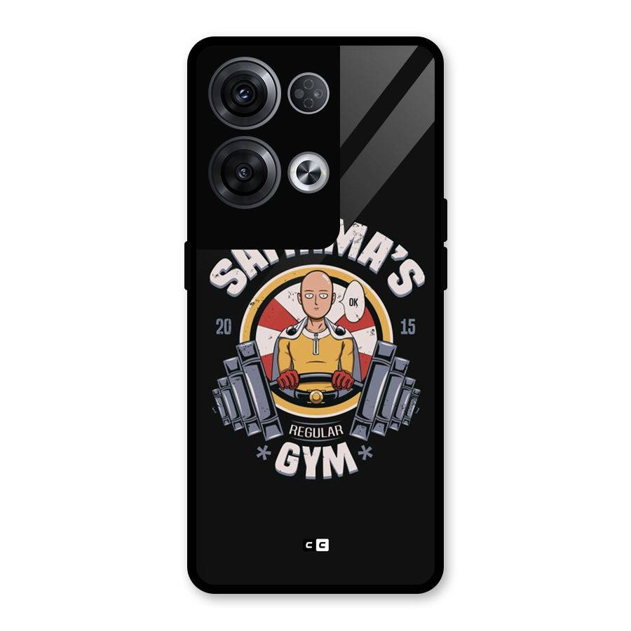 Saitama Gym Glass Back Case for Oppo Reno8 Pro 5G