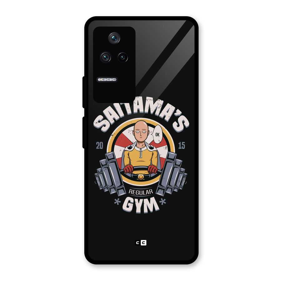 Saitama Gym Glass Back Case for Poco F4 5G