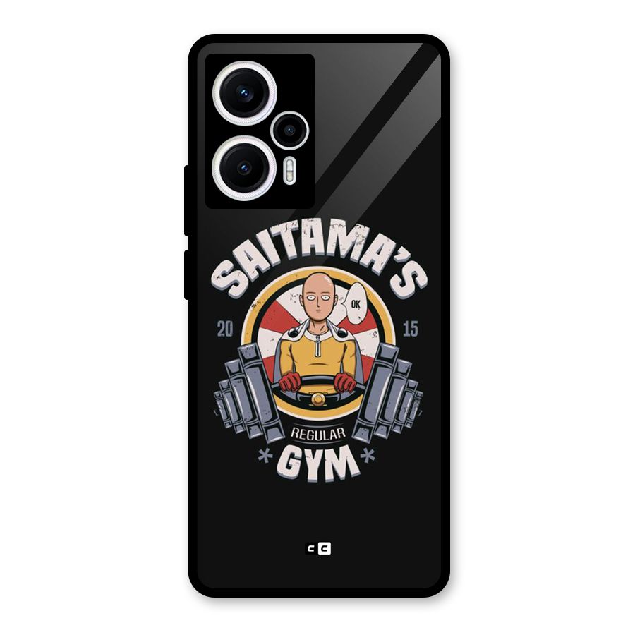 Saitama Gym Glass Back Case for Poco F5