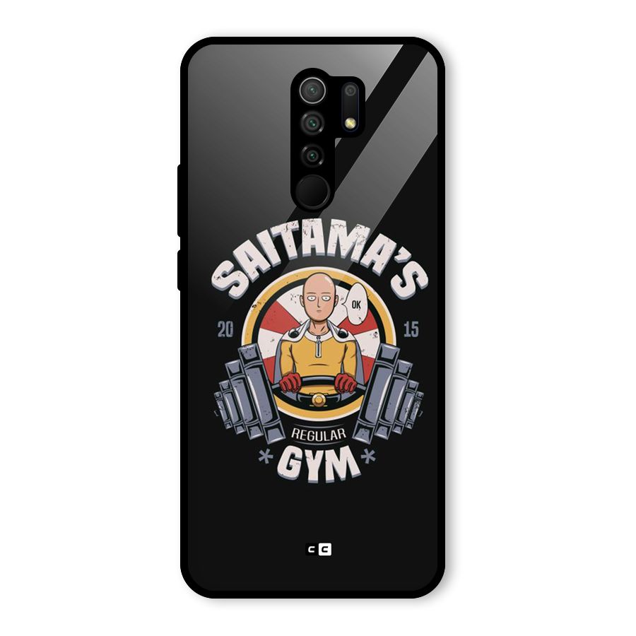 Saitama Gym Glass Back Case for Poco M2