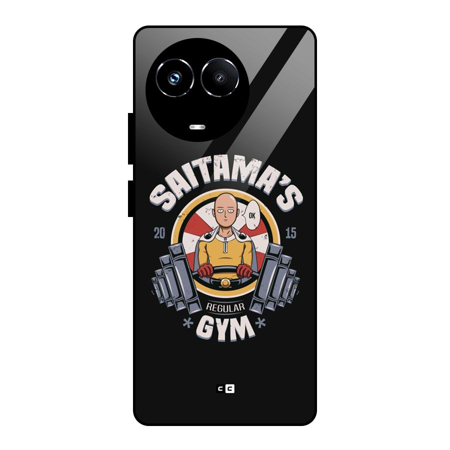 Saitama Gym Glass Back Case for Realme 11X