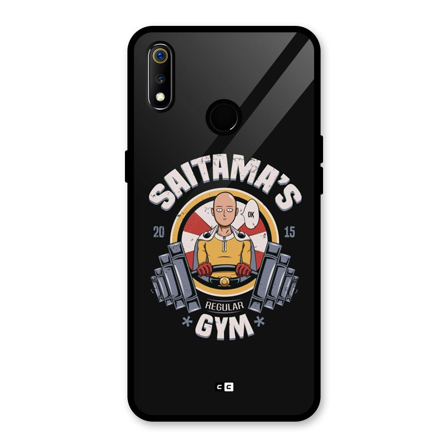 Saitama Gym Glass Back Case for Realme 3i