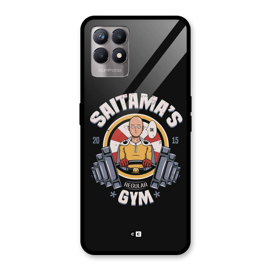 Saitama Gym Glass Back Case for Realme 8i