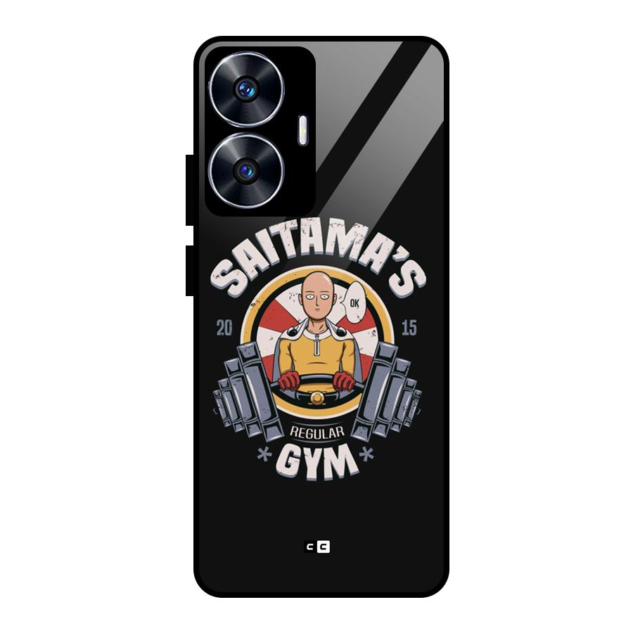 Saitama Gym Glass Back Case for Realme Narzo N55