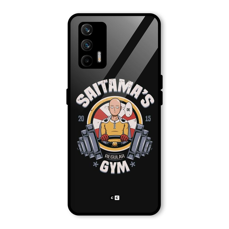 Saitama Gym Glass Back Case for Realme X7 Max
