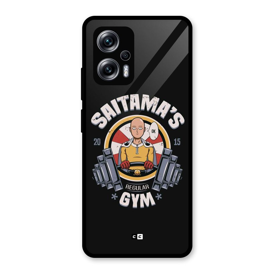 Saitama Gym Glass Back Case for Redmi K50i