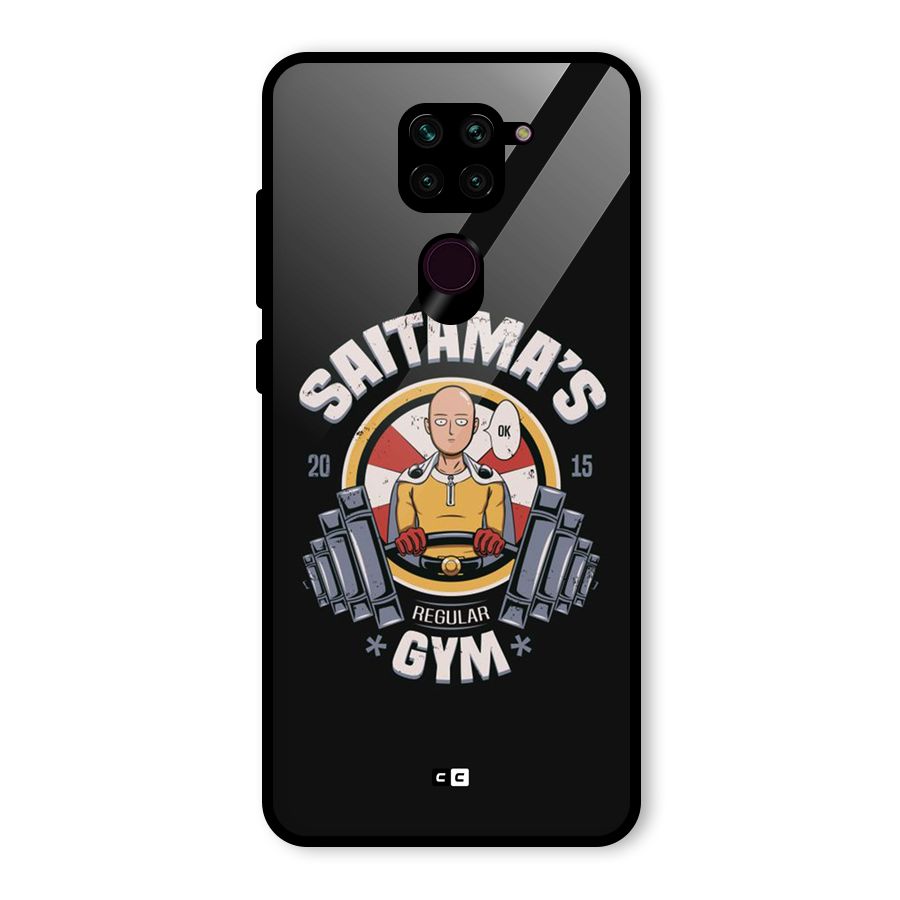 Saitama Gym Glass Back Case for Redmi Note 9