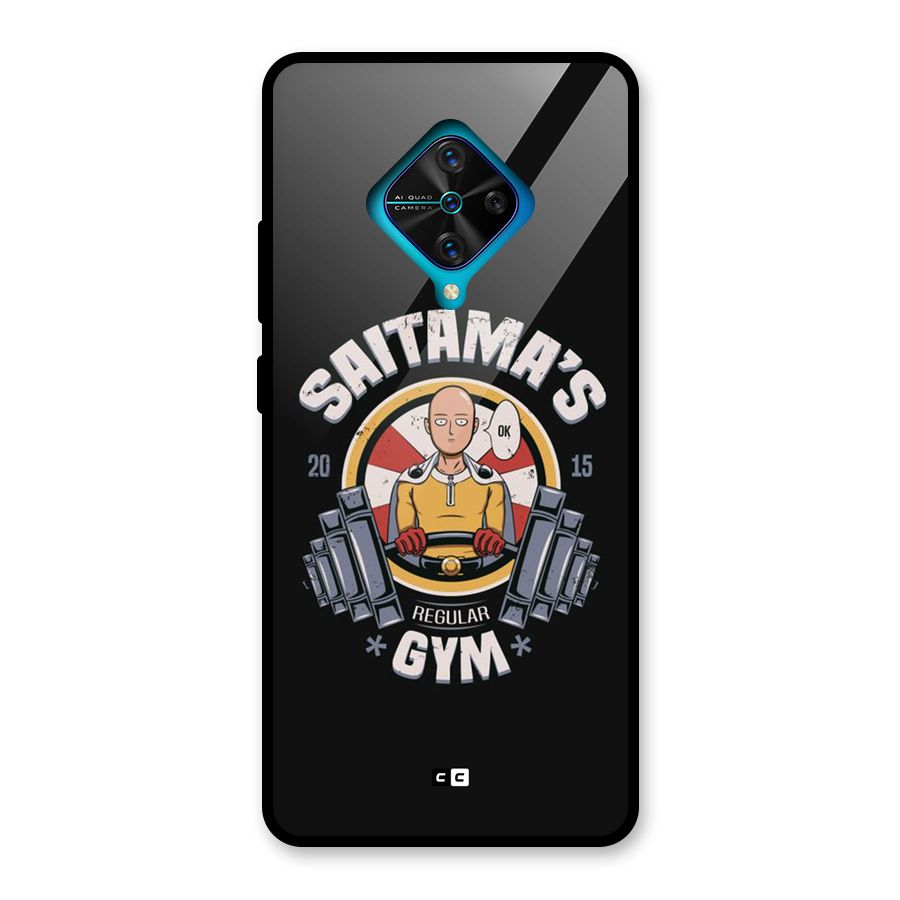 Saitama Gym Glass Back Case for Vivo S1 Pro