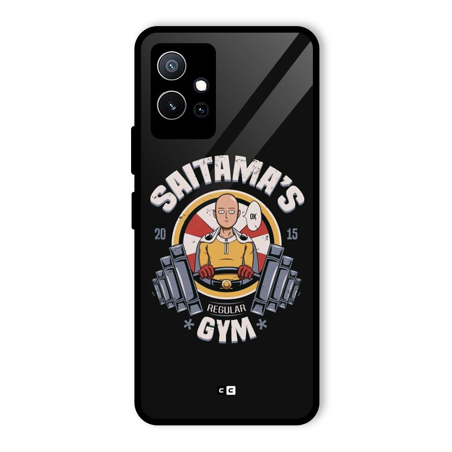Saitama Gym Glass Back Case for Vivo T1 5G