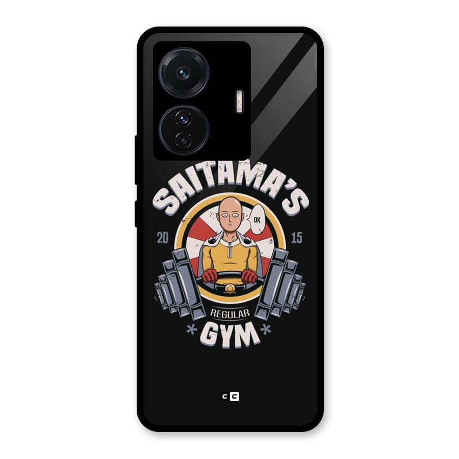 Saitama Gym Glass Back Case for Vivo T1 Pro