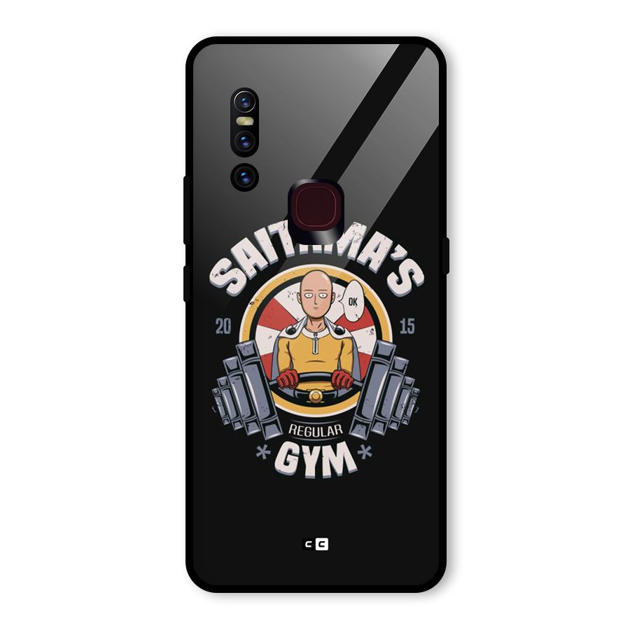 Saitama Gym Glass Back Case for Vivo V15