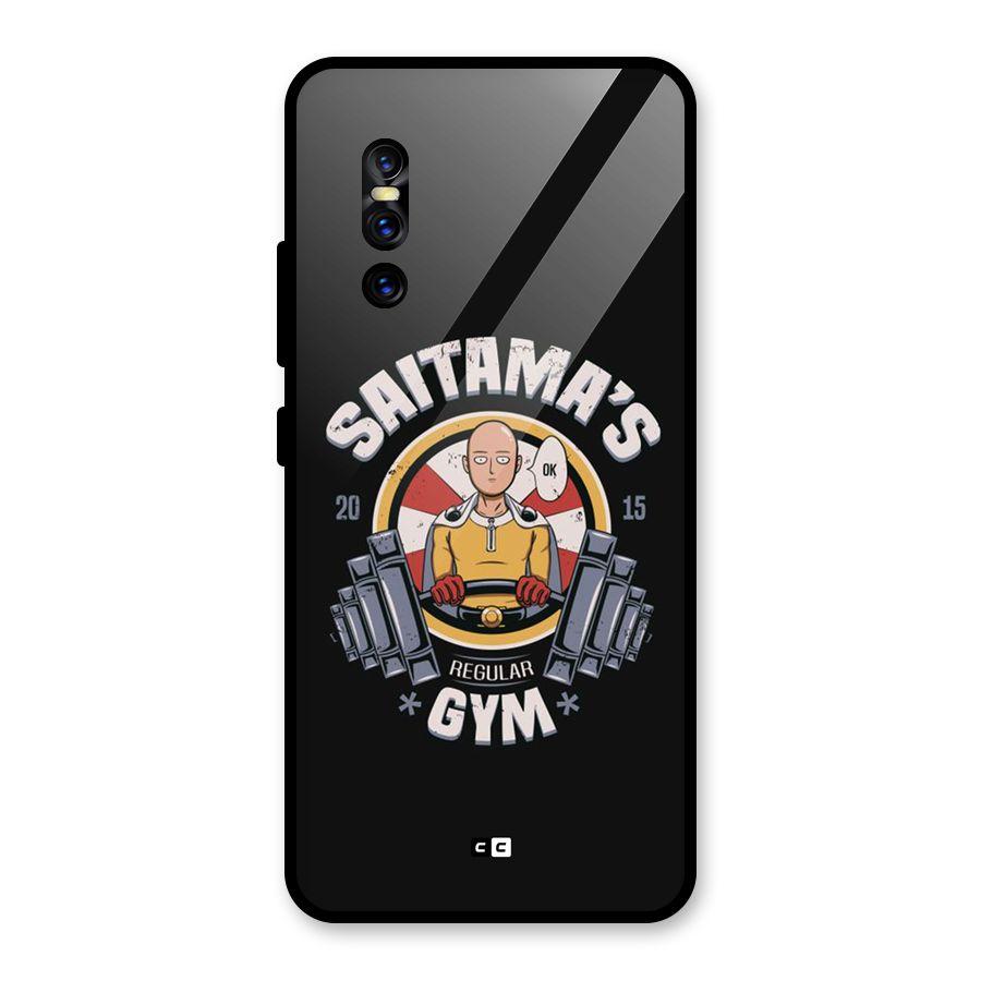 Saitama Gym Glass Back Case for Vivo V15 Pro