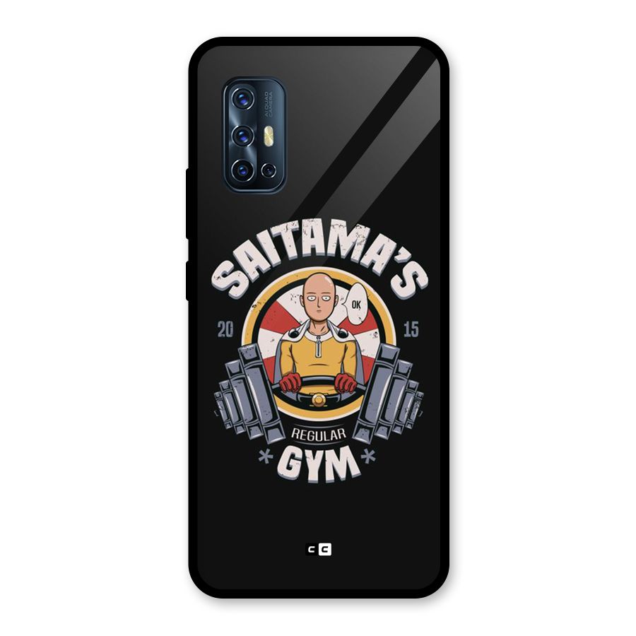 Saitama Gym Glass Back Case for Vivo V17