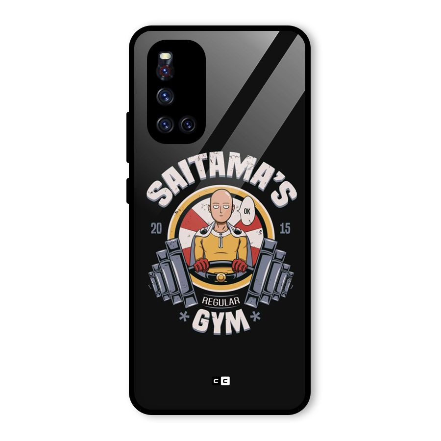 Saitama Gym Glass Back Case for Vivo V19