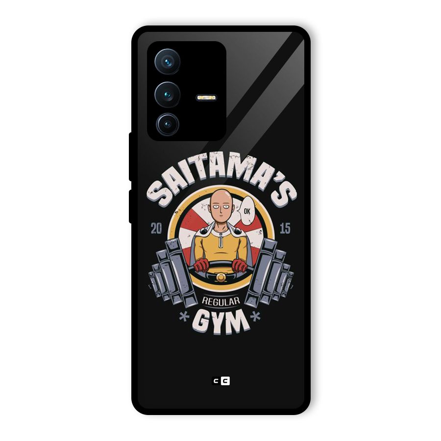 Saitama Gym Glass Back Case for Vivo V23 Pro