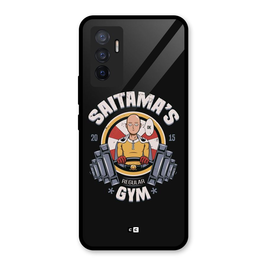 Saitama Gym Glass Back Case for Vivo V23e