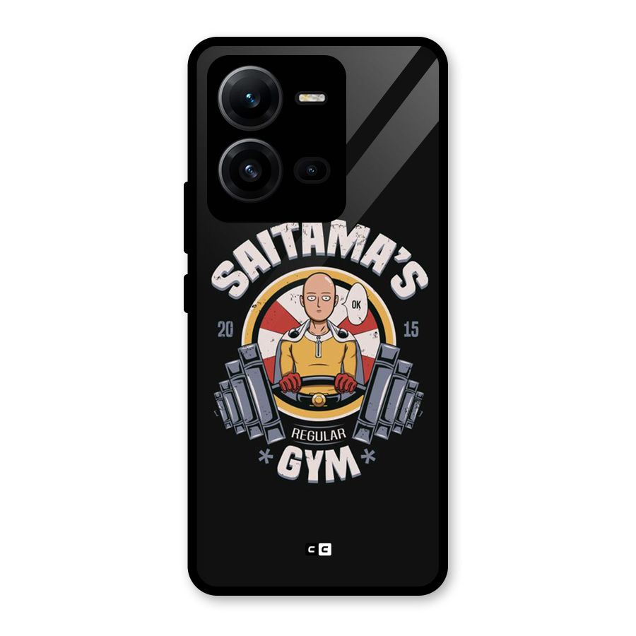 Saitama Gym Glass Back Case for Vivo V25