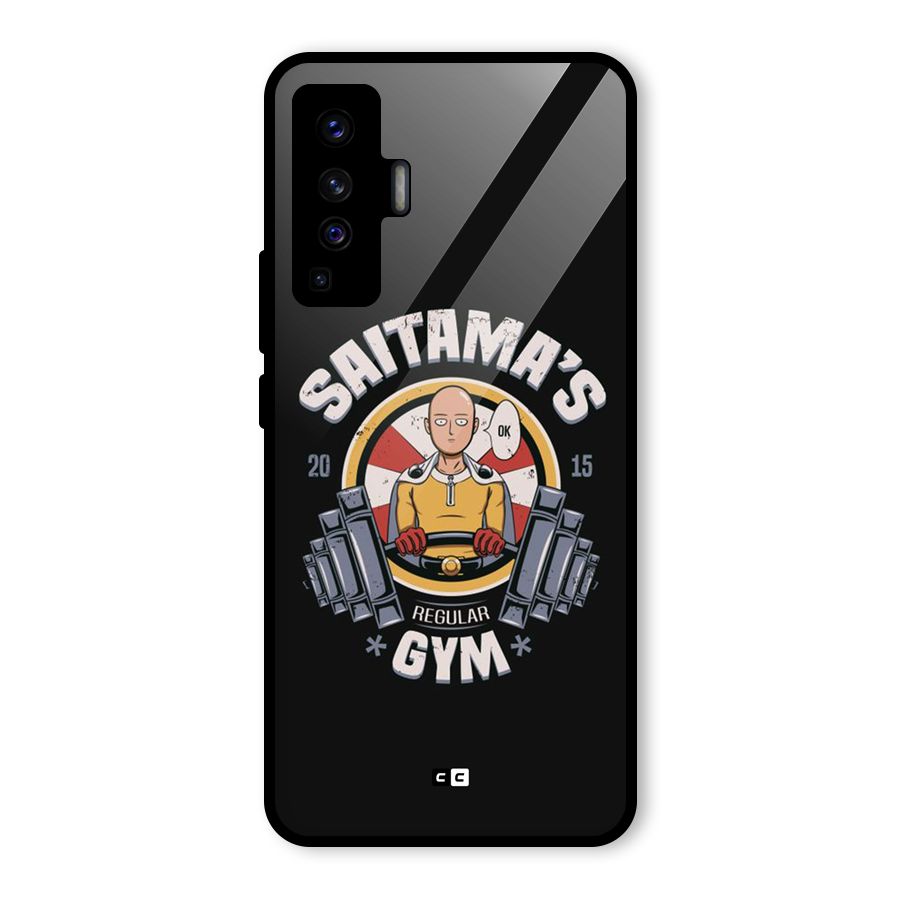 Saitama Gym Glass Back Case for Vivo X50