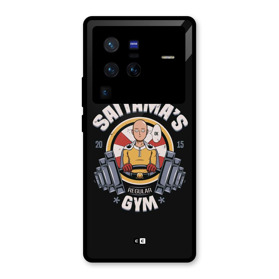 Saitama Gym Glass Back Case for Vivo X80 Pro