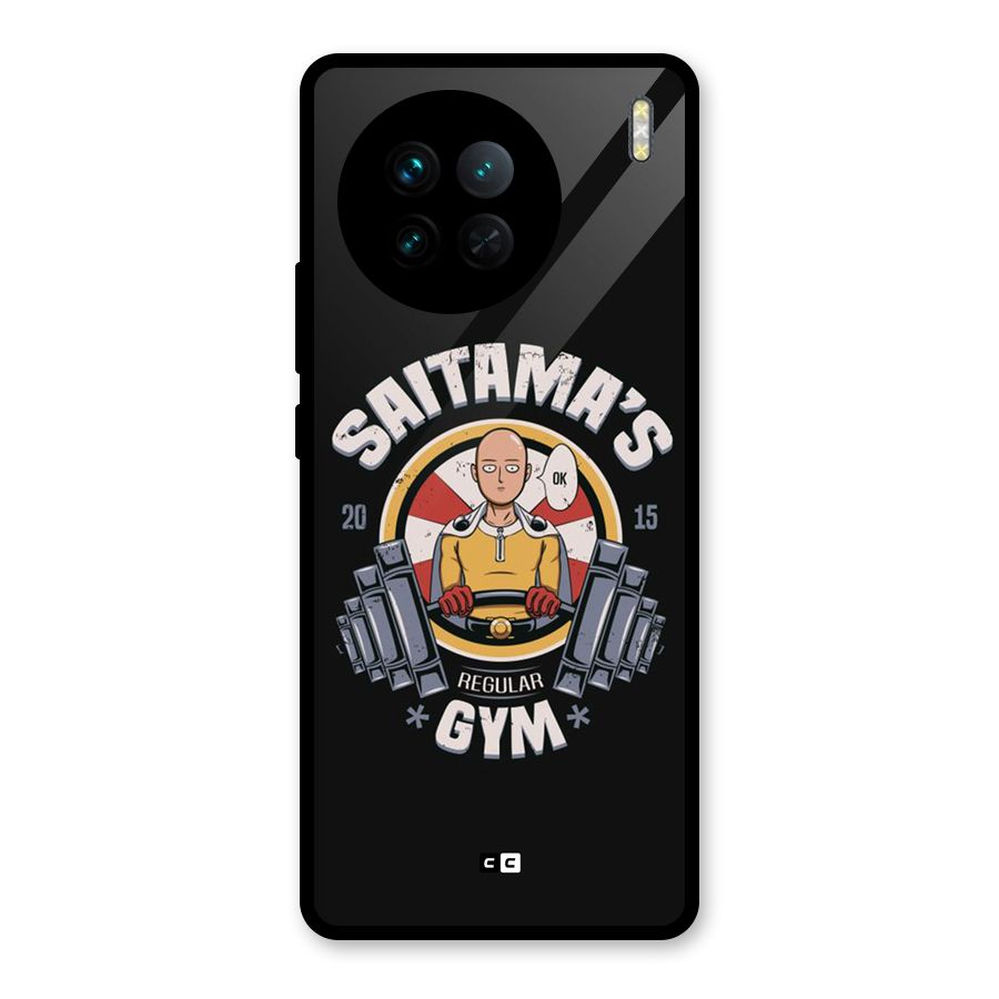 Saitama Gym Glass Back Case for Vivo X90