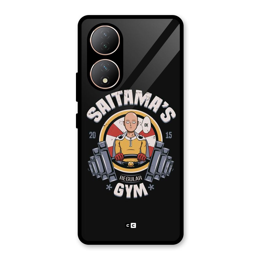 Saitama Gym Glass Back Case for Vivo Y100A