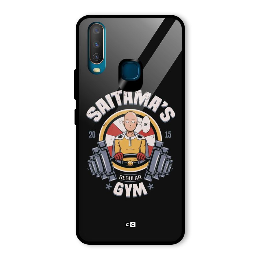 Saitama Gym Glass Back Case for Vivo Y15