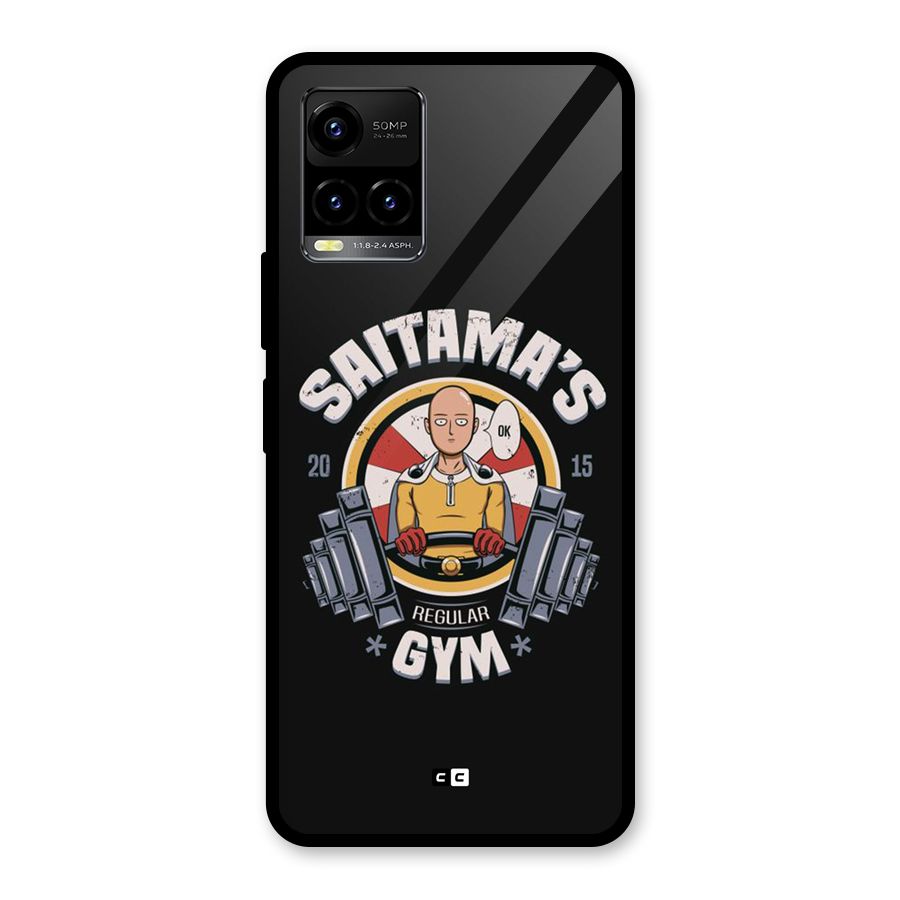 Saitama Gym Glass Back Case for Vivo Y21T