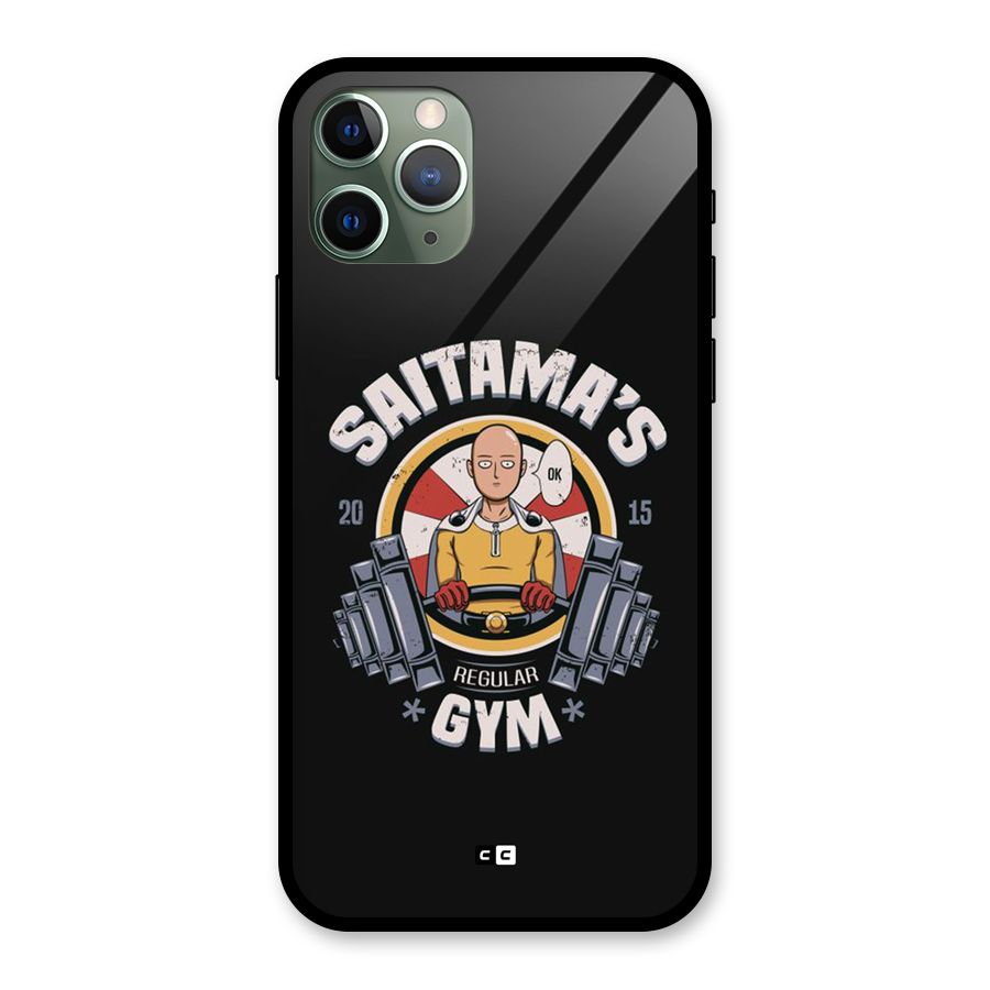 Saitama Gym Glass Back Case for iPhone 11 Pro
