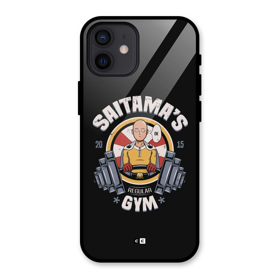 Saitama Gym Glass Back Case for iPhone 12