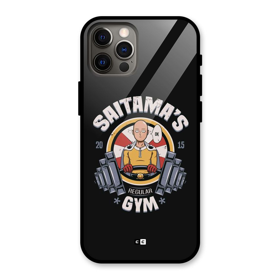 Saitama Gym Glass Back Case for iPhone 12 Pro