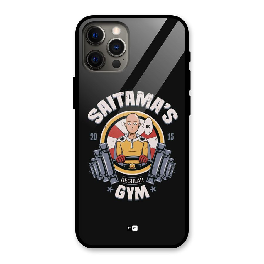 Saitama Gym Glass Back Case for iPhone 12 Pro Max