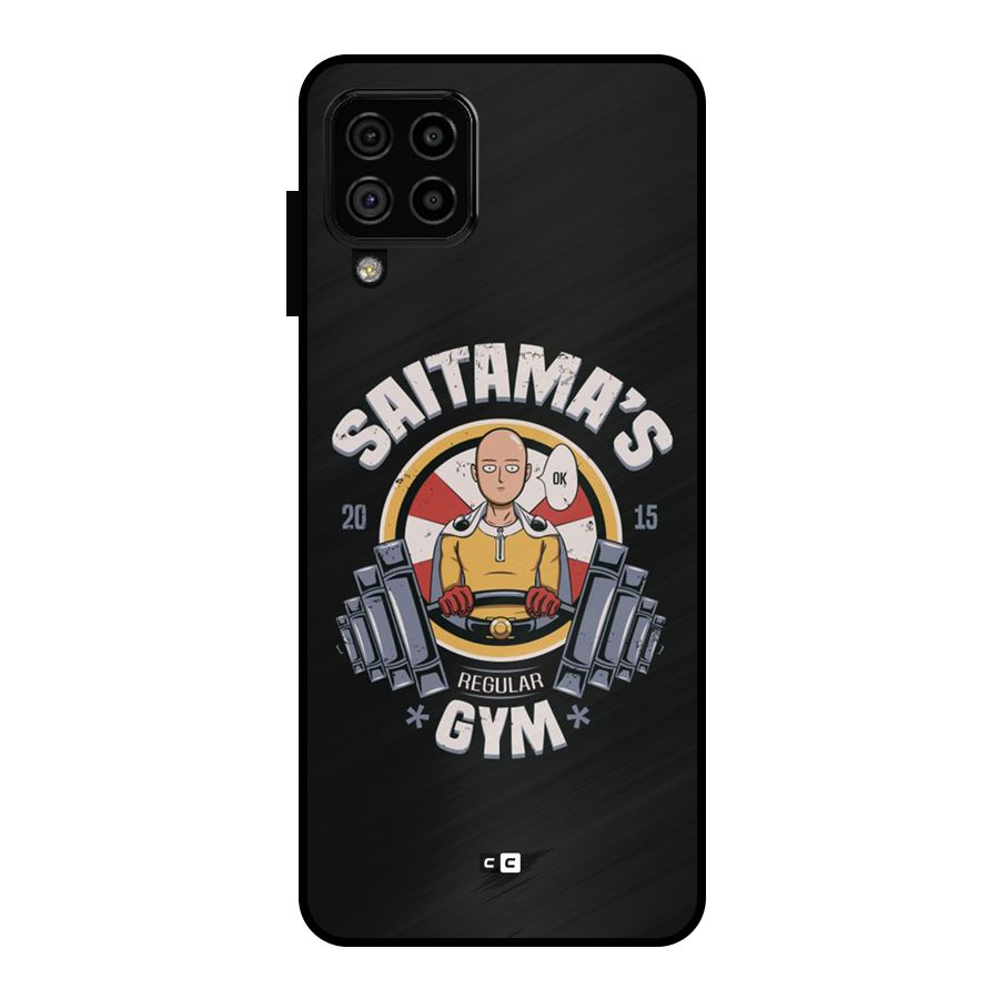Saitama Gym Metal Back Case for Galaxy A22 4G