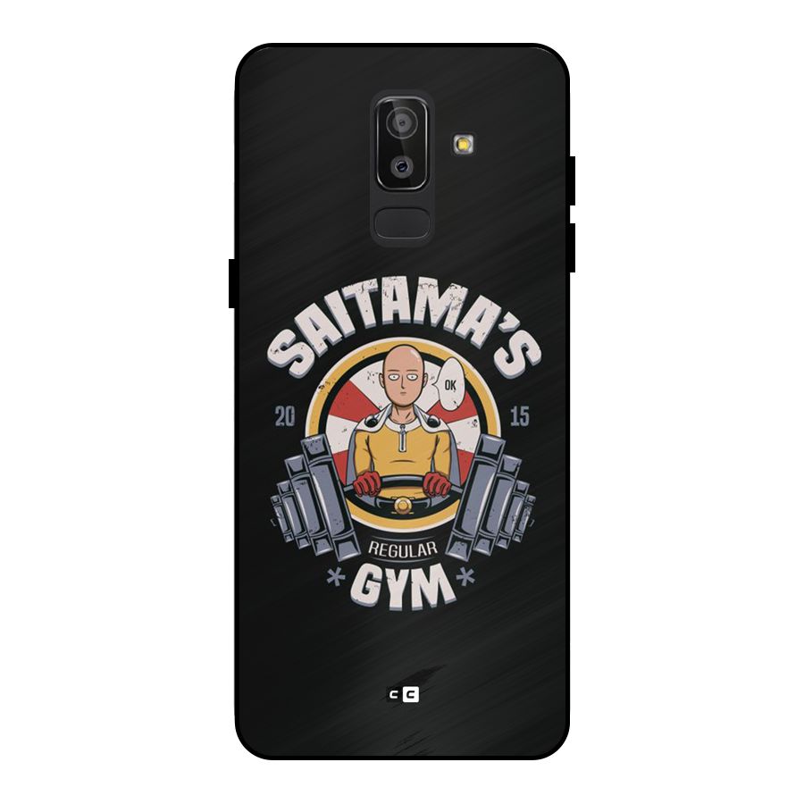 Saitama Gym Metal Back Case for Galaxy J8