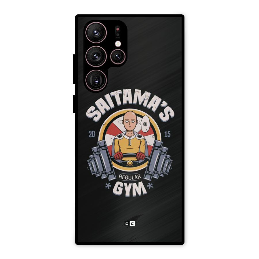 Saitama Gym Metal Back Case for Galaxy S22 Ultra 5G