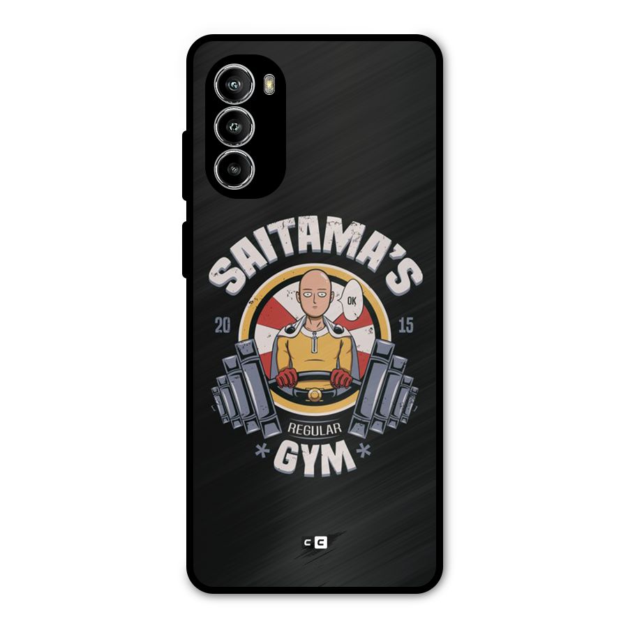 Saitama Gym Metal Back Case for Moto G82
