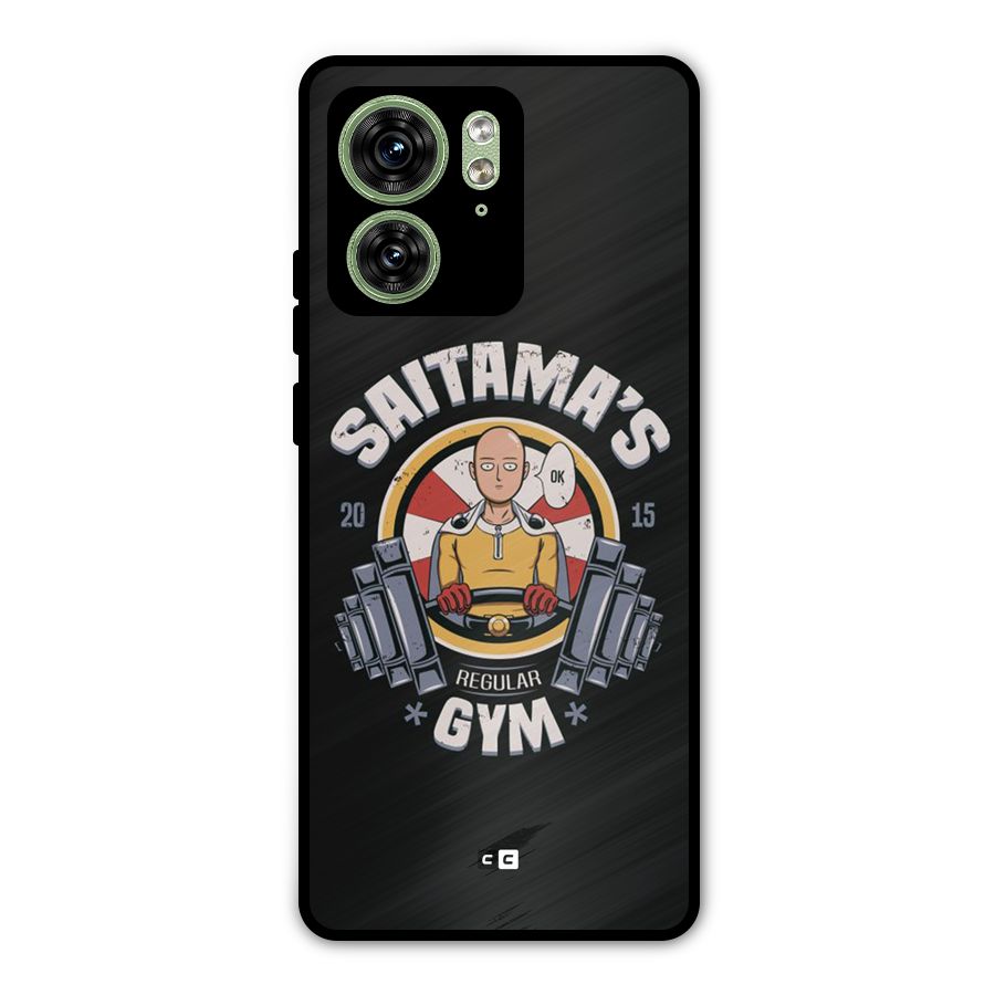 Saitama Gym Metal Back Case for Motorola Edge 40 5G