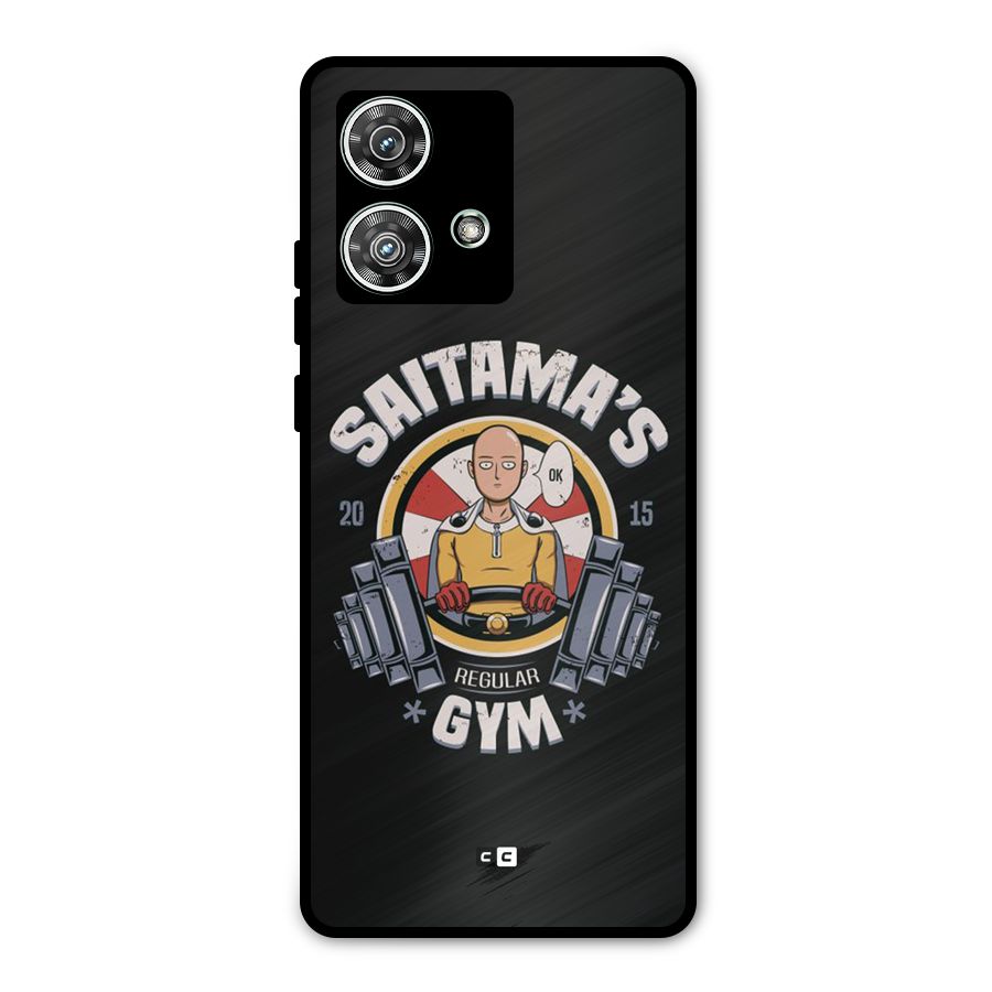 Saitama Gym Metal Back Case for Motorola Edge 40 Neo
