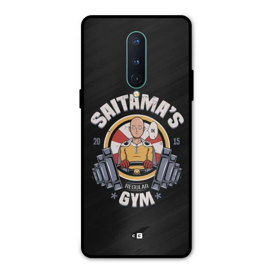 Saitama Gym Metal Back Case for OnePlus 8