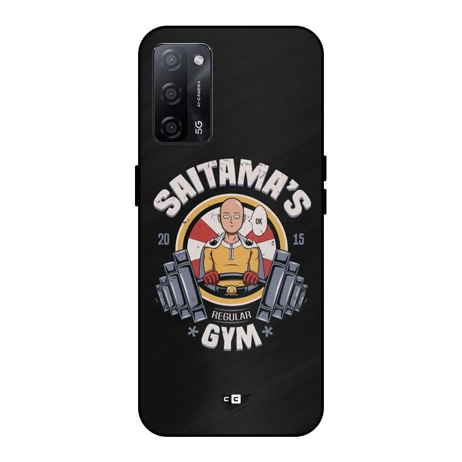 Saitama Gym Metal Back Case for Oppo A53s 5G