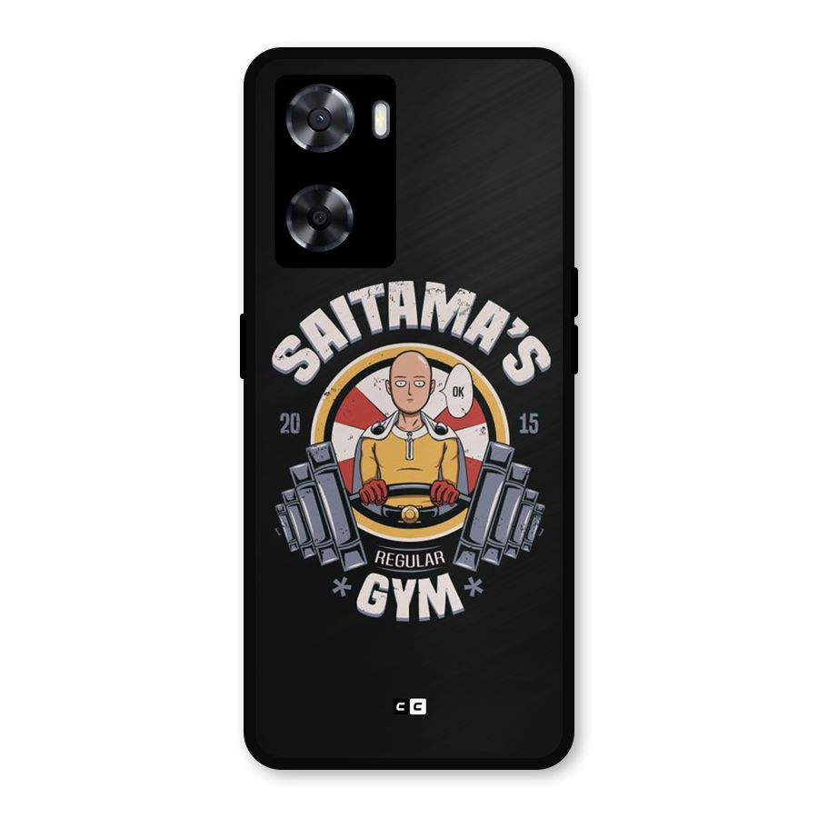 Saitama Gym Metal Back Case for Oppo A77