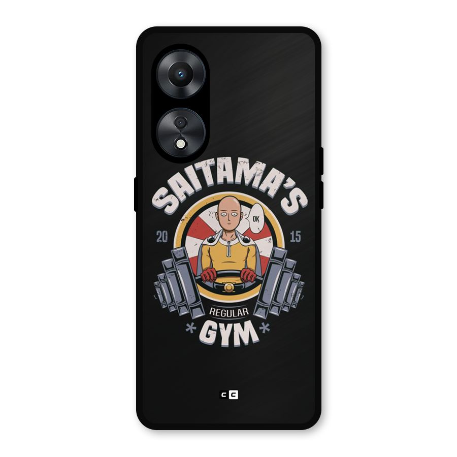 Saitama Gym Metal Back Case for Oppo A78
