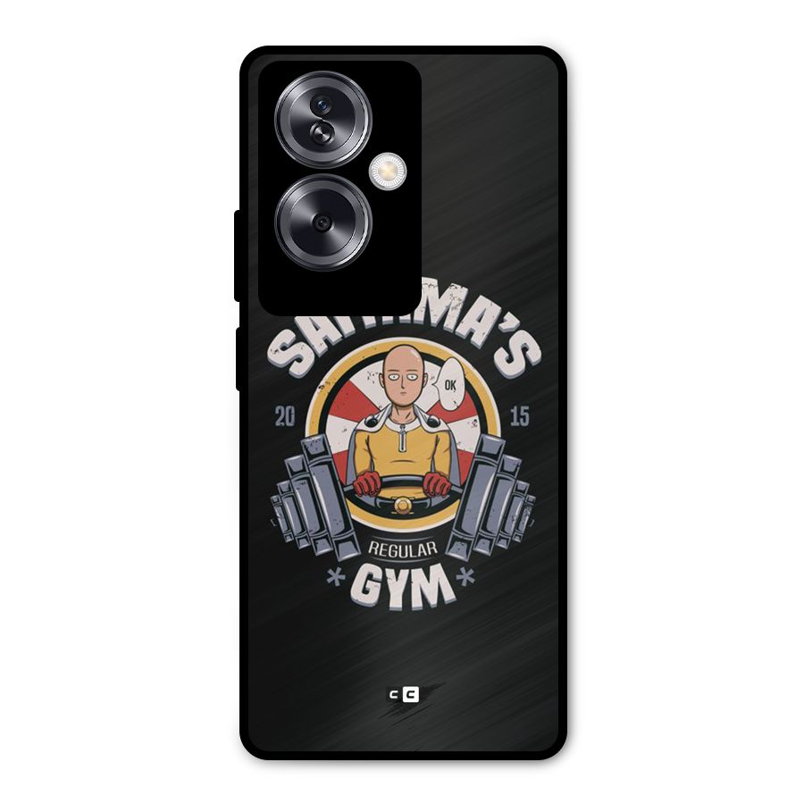 Saitama Gym Metal Back Case for Oppo A79 5G