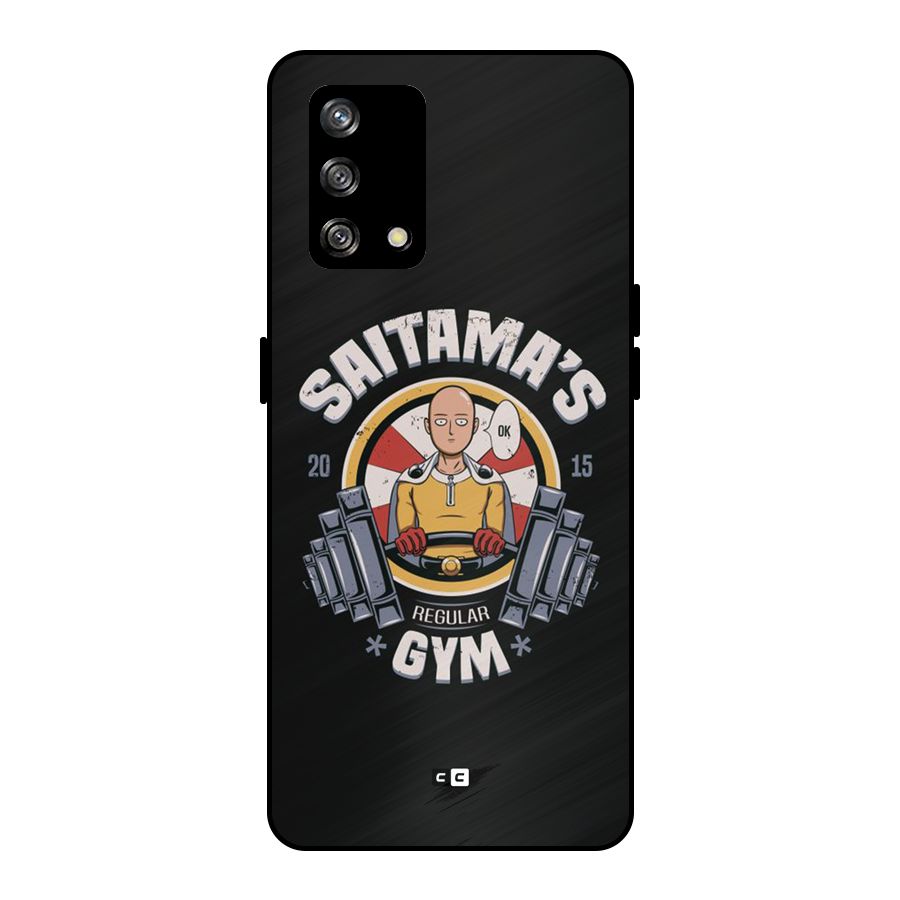 Saitama Gym Metal Back Case for Oppo F19