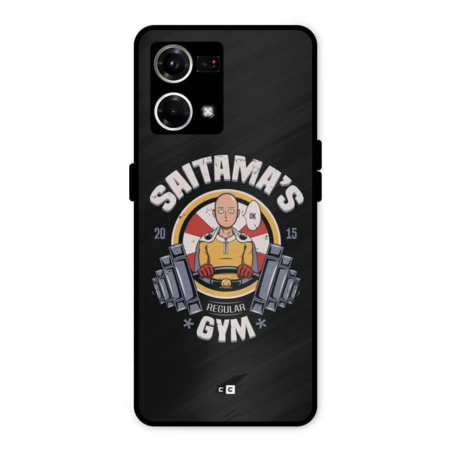 Saitama Gym Metal Back Case for Oppo F21 Pro 4G