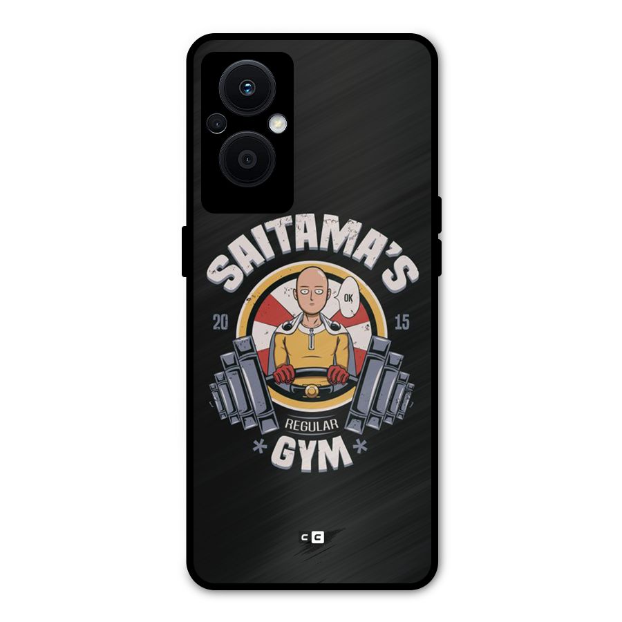 Saitama Gym Metal Back Case for Oppo F21 Pro 5G